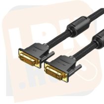   Kábel - Tiger Tech TTKB-03 DVI dual link 1.5m fekete  DVI24+1 M/M, 1080P