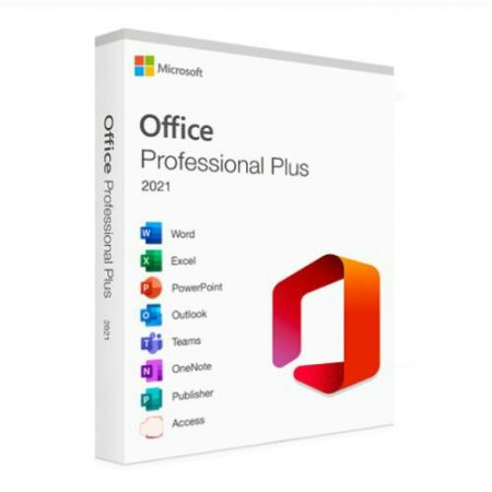 Microsoft Office 2021 Professional Plus , 32/64 bit, fizikai  licence matrica/EN