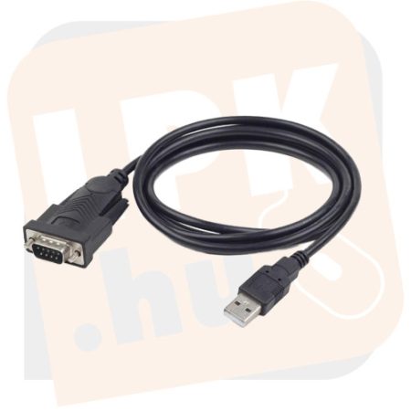 Kábel - Gembird USB to DB9M serial port átalakító kábel 1,5M