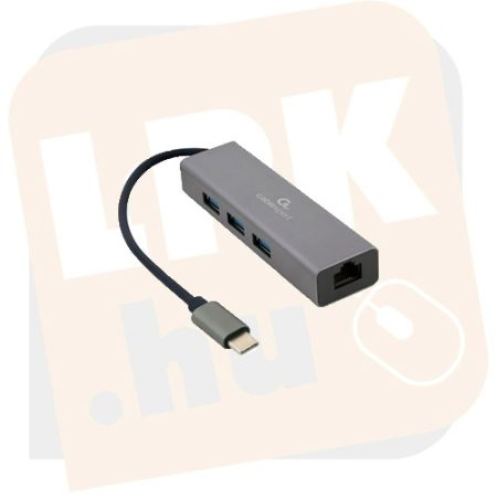 USB --> UTP 10/100/1000 átalakító Gembird USB 3.0 - Gigabit Lan adapter