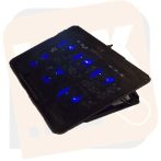   Laptop hűtőpad Tiger Tech TTNBC-01 világítós/6 ventillátoros