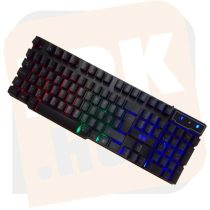   Billentyűzet Tiger Tech TTK2 -USB fekete magyar Gamer világítós