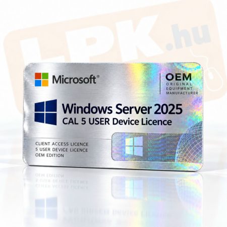 OEM Windows Server 2025 CAL 5 USER Device Licence OEM Windows Server 2025 CAL 5 USER Device Licence